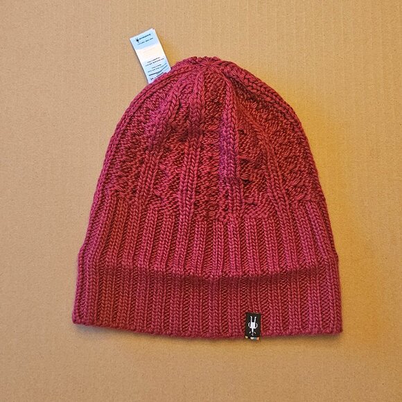 Smartwool beanie wool/acrylic blend dark pink - Picture 3 of 6